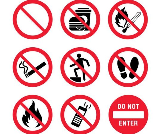 prohibition-sign-set-suitable-for-safety-working-sign-danger-attention-in-workspace-area-free-vector